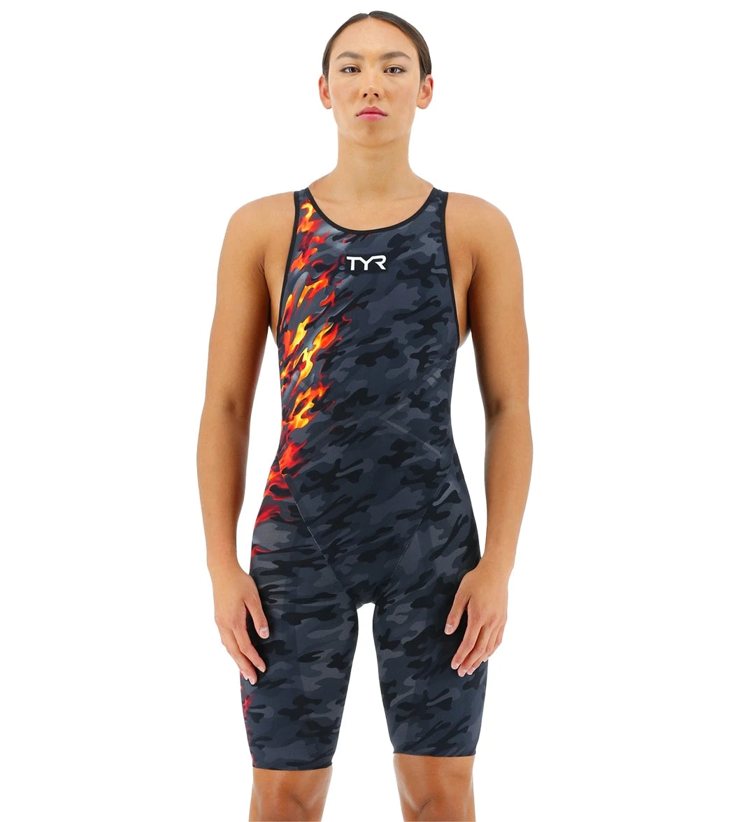 TYR Women's Venzo Camo Open Back Tech Suit Swimsuit 3 TYR Women's Venzo Camo Open Back Tech Suit Swimsuit