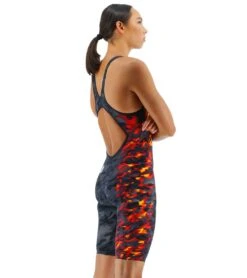 TYR Women's Venzo Camo Open Back Tech Suit Swimsuit 26 TYR Women's Venzo Camo Open Back Tech Suit Swimsuit -Swimwear Outlet 8641542848680 firecamo 5a