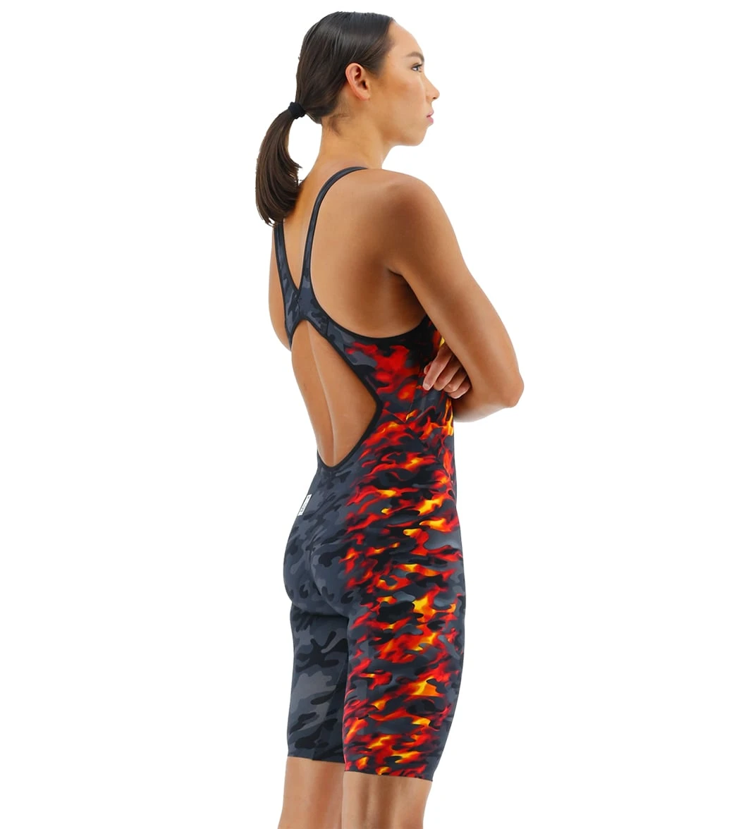 TYR Women's Venzo Camo Open Back Tech Suit Swimsuit 7 TYR Women's Venzo Camo Open Back Tech Suit Swimsuit - Image 5