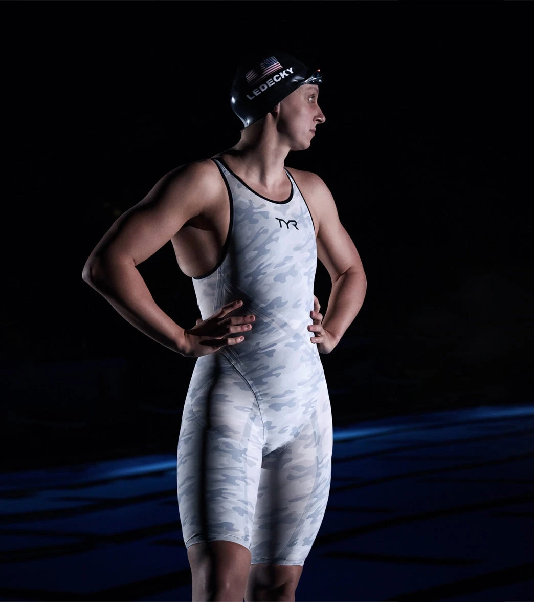 TYR Women's Venzo Camo Open Back Tech Suit Swimsuit 17 TYR Women's Venzo Camo Open Back Tech Suit Swimsuit - Image 15