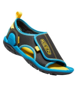 Keen Kids' Knotch River OT Sandal (Toddler, Little Kid, Big Kid) -Swimwear Outlet 8641592459432 blackvividblue 1a