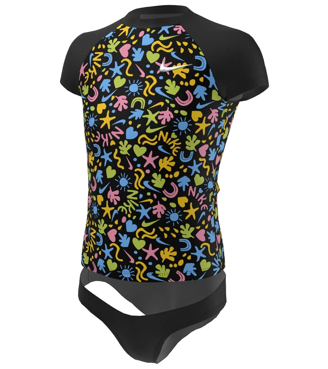 Nike Girls' Fun Forest Short Sleeve Top Bikini Set (Big Kid) 14 Nike Girls' Fun Forest Short Sleeve Top Bikini Set (Big Kid) - Image 12