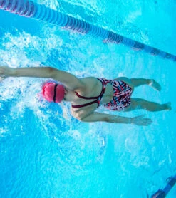 Dolfin Women's XtraSleek Eco Tectonic DBX Back One Piece Swimsuit 32 Dolfin Women's XtraSleek Eco Tectonic DBX Back One Piece Swimsuit -Swimwear Outlet 8641798635688 tectonicred 6a