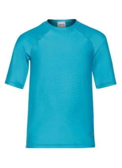 Sporti Youth Unisex S/S UPF 50+ Hybrid Comfort Fit Rash Guard 26 Sporti Youth Unisex S/S UPF 50+ Hybrid Comfort Fit Rash Guard -Swimwear Outlet 8641898086568 oceanblue