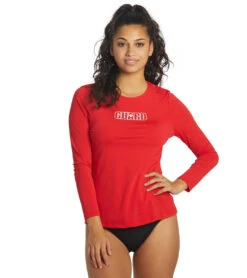 Dolfin Lifeguard Women's Crew Neck Long Sleeve Rash Lifeguard