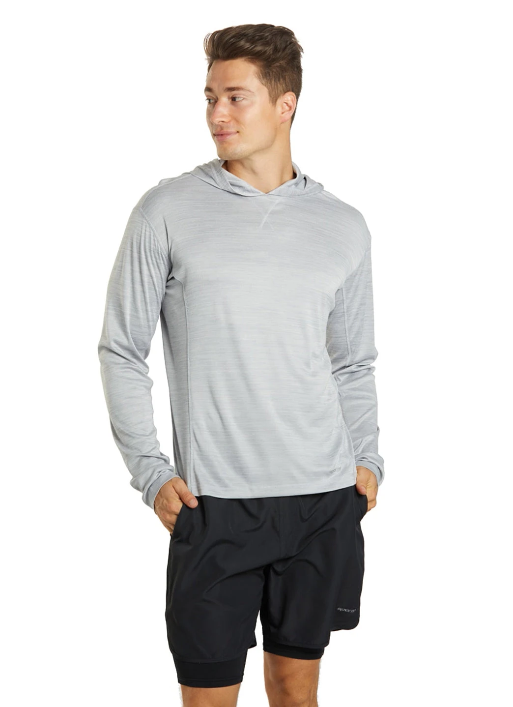 Sporti Men's L/S Hybrid II Hooded UPF 50+ Sun Shirt 14 Sporti Men's L/S Hybrid II Hooded UPF 50+ Sun Shirt - Image 12