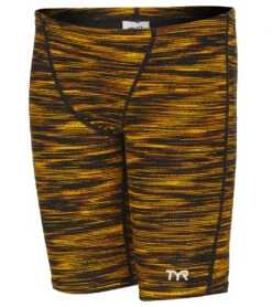 TYR Boys' Fizzy Jammer Swimsuit -Swimwear Outlet 8642071986344 blackgold