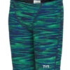 TYR Boys' Fizzy Jammer Swimsuit 2 TYR Boys' Fizzy Jammer Swimsuit -Swimwear Outlet 8642071986344 bluegreen 1a