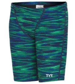 TYR Boys' Fizzy Jammer Swimsuit -Swimwear Outlet 8642071986344 bluegreen