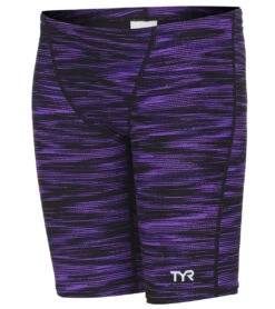 TYR Boys' Fizzy Jammer Swimsuit -Swimwear Outlet 8642071986344 purple 1a