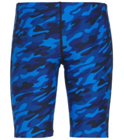 TYR Boys' Camo Jammer Swimsuit -Swimwear Outlet 8642083782824 bluecamo 3a