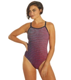 TYR Women's Flux Diamond Controlfit One Piece Swimsuit -Swimwear Outlet 8642102919336 pink