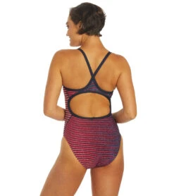 TYR Women's Flux Diamond Controlfit One Piece Swimsuit -Swimwear Outlet 8642102919336 pink 3a