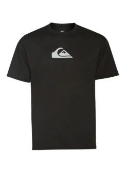 Quiksilver Men's Solid Streak Short Sleeve UPF 50 Rash Guard 35 Quiksilver Men's Solid Streak Short Sleeve UPF 50 Rash Guard -Swimwear Outlet 8642110619816 black 1a