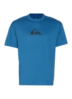 Quiksilver Men's Solid Streak Short Sleeve UPF 50 Rash Guard 25 Quiksilver Men's Solid Streak Short Sleeve UPF 50 Rash Guard -Swimwear Outlet 8642110619816 vallartablue