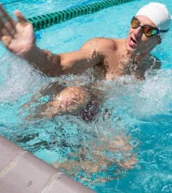 FINIS Hayden Mirror Goggles -Swimwear Outlet 8642125889704 orangemirrorblack 2a