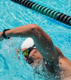 FINIS Hayden Mirror Goggles -Swimwear Outlet 8642125889704 orangemirrorblack 4a