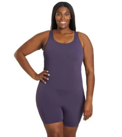 Sporti Plus Size HydroLast Chlorine Resistant Scoop Back Unitard One Piece Swimsuit 40 Sporti Plus Size HydroLast Chlorine Resistant Scoop Back Unitard One Piece Swimsuit -Swimwear Outlet 8642135883944 mauve