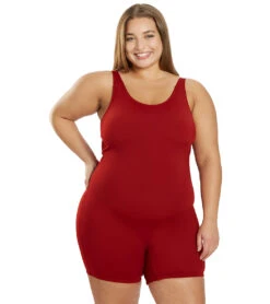 Sporti Plus Size HydroLast Chlorine Resistant Scoop Back Unitard One Piece Swimsuit 34 Sporti Plus Size HydroLast Chlorine Resistant Scoop Back Unitard One Piece Swimsuit -Swimwear Outlet 8642135883944 rosewood