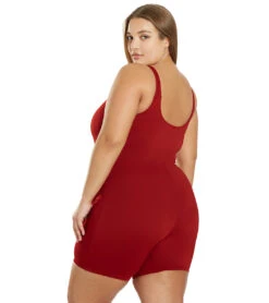 Sporti Plus Size HydroLast Chlorine Resistant Scoop Back Unitard One Piece Swimsuit 31 Sporti Plus Size HydroLast Chlorine Resistant Scoop Back Unitard One Piece Swimsuit -Swimwear Outlet 8642135883944 rosewood 3a