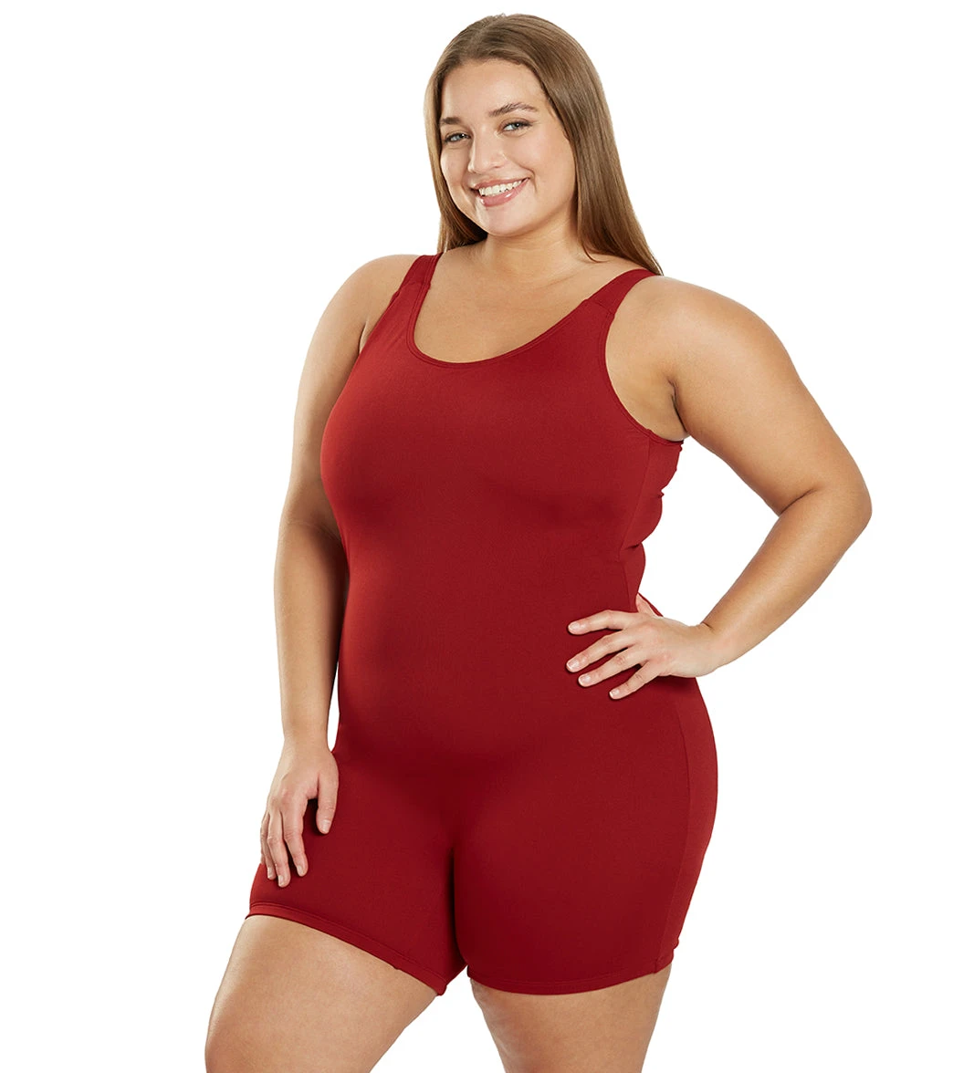 Sporti Plus Size HydroLast Chlorine Resistant Scoop Back Unitard One Piece Swimsuit 13 Sporti Plus Size HydroLast Chlorine Resistant Scoop Back Unitard One Piece Swimsuit - Image 11