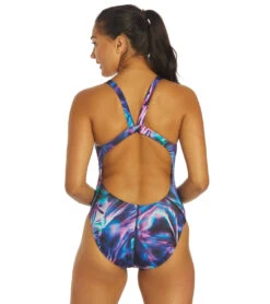 Nike Women's HydraStrong Fastback One Piece Swimsuit 23 Nike Women's HydraStrong Fastback One Piece Swimsuit -Swimwear Outlet 8642221605032 multi 3a