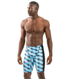 Dolfin Men's XtraSleek Eco Sonar Print Spliced Jammer Swimsuit -Swimwear Outlet 8642565996712 2t