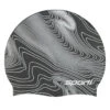 Sporti Sonar Waves Silicone Swim Cap 1 Sporti Sonar Waves Silicone Swim Cap -Swimwear Outlet 8642596667560 grey 1a