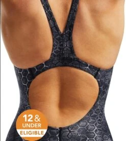 TYR Women's Akurra Thresher Open Back Tech Suit Swimsuit -Swimwear Outlet 8642626977960 black 6a