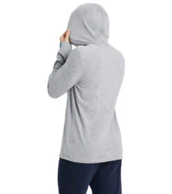 Arena Unisex Team Panel Long Sleeve Hoodie -Swimwear Outlet 8642724987048 mediumgreyheather 4a