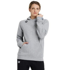 Arena Unisex Team Panel Pullover Hoodie -Swimwear Outlet 8642732163240 mediumgreyheather 2a 6116f495 ca96 4c4e ab1d 0cdceb8a7d1e