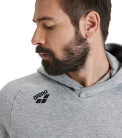 Arena Unisex Team Panel Pullover Hoodie -Swimwear Outlet 8642732163240 mediumgreyheather 5a