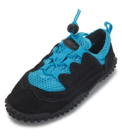 Easy USA Youth Wave Water Shoes (Little Kid, Big Kid) -Swimwear Outlet 8642742681768 blackblue 1a