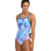 Arena Women's Spring Garden Light Drop Back One Piece Swimsuit