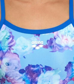 Arena Women's Spring Garden Light Drop Back One Piece Swimsuit -Swimwear Outlet 8642864119976 royalroyalmulti 5a