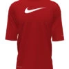 Nike Boys' Solid Hydro Short Sleeve Rashguard (Big Kid)