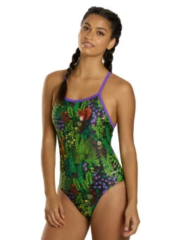 Sporti Forest Hideaway Thin Strap One Piece Swimsuit (22-44) 21 Sporti Forest Hideaway Thin Strap One Piece Swimsuit (22-44) -Swimwear Outlet 8643860922536 2t