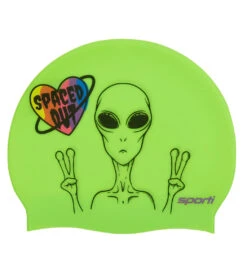 Sporti Spaced Out Silicone Swim Cap -Swimwear Outlet 8643871703208 spacedout