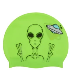 Sporti Spaced Out Silicone Swim Cap -Swimwear Outlet 8643871703208 spacedout 2a