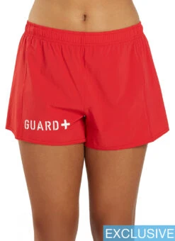JOLYN Women's Janie Lifeguard Logo Run Short