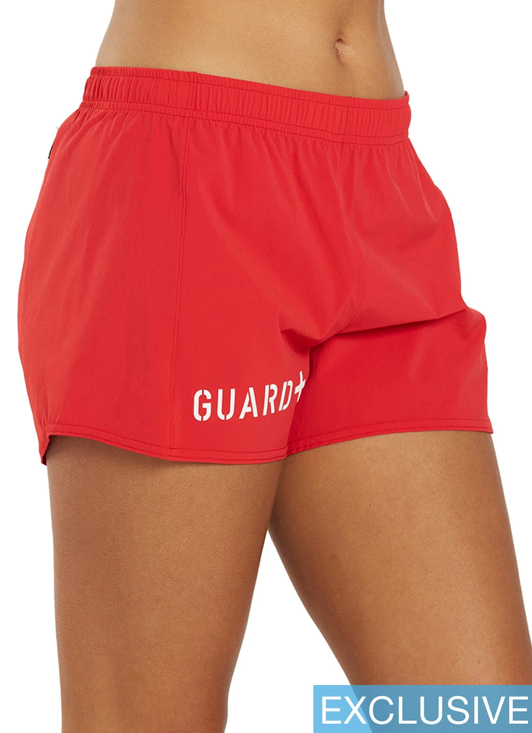 JOLYN Women's Janie Lifeguard Logo Run Short 4 JOLYN Women's Janie Lifeguard Logo Run Short - Image 2