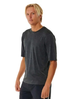 Rip Curl Men's Dawn Patrol Short Sleeve UPF 50 Surf Shirt 22 Rip Curl Men's Dawn Patrol Short Sleeve UPF 50 Surf Shirt -Swimwear Outlet 8645648973992 blackmarle 2a