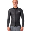 Rip Curl Men's 1.5mm Dawn Patrol Front Zip Wetsuit Jacket 2 Rip Curl Men's 1.5mm Dawn Patrol Front Zip Wetsuit Jacket -Swimwear Outlet 8645669093544 black 1a