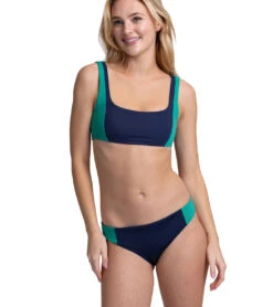 JOLYN Women's Jory Contrast Low Rise Bikini Bottom 20 JOLYN Women's Jory Contrast Low Rise Bikini Bottom -Swimwear Outlet 8645694619816 anchorgreen 4a