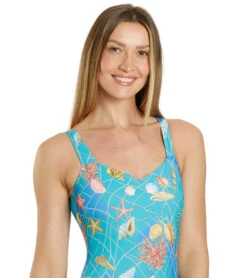 Sporti Caribbean Sea Moderate Printed Sweetheart One Piece Swimsuit 14 Sporti Caribbean Sea Moderate Printed Sweetheart One Piece Swimsuit -Swimwear Outlet 8645731582120 caribbeansea 5a