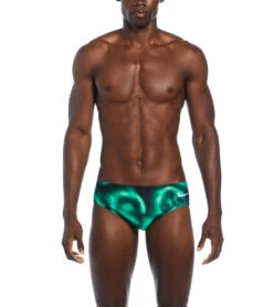 Nike Men's Hydrastrong Digi Haze Brief Swimsuit 24 Nike Men's Hydrastrong Digi Haze Brief Swimsuit -Swimwear Outlet 8645748490408 courtgreen 3a