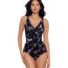 Miraclesuit Women's Tempest Oceanus One Piece Swimsuit (DDD Cup) 1 Miraclesuit Women's Tempest Oceanus One Piece Swimsuit (DDD Cup) -Swimwear Outlet 8645766774952 blackbrown 1a