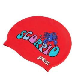 Sporti Groovy Zodiac Scorpio Silicone Swim Cap 10 Sporti Groovy Zodiac Scorpio Silicone Swim Cap -Swimwear Outlet 8645784404136 scorpio 3a