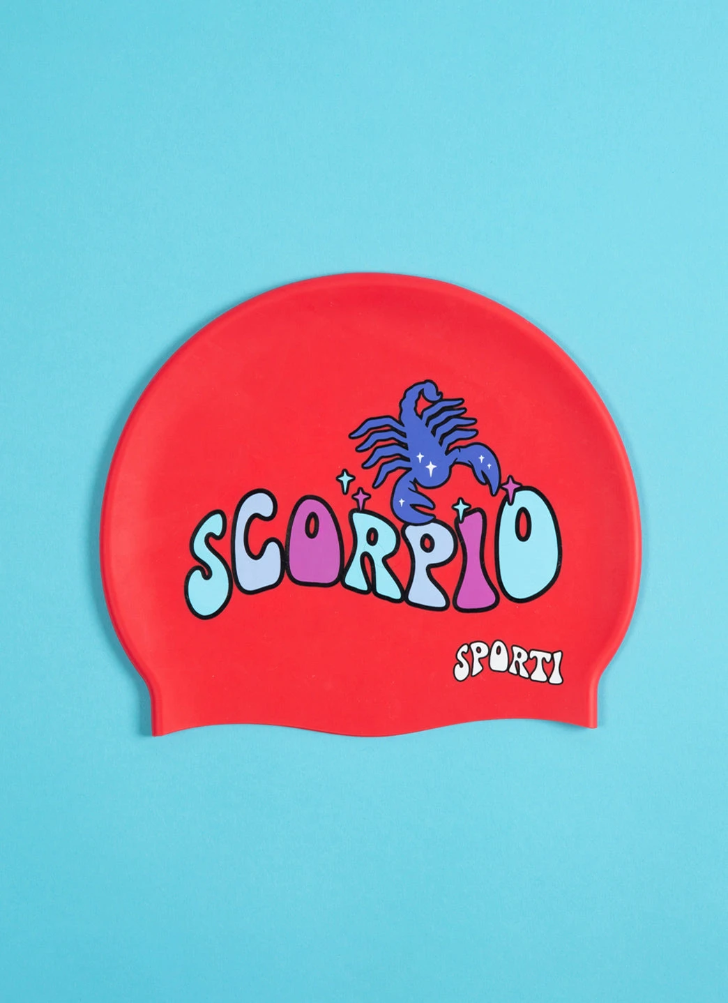 Sporti Groovy Zodiac Scorpio Silicone Swim Cap 7 Sporti Groovy Zodiac Scorpio Silicone Swim Cap - Image 5