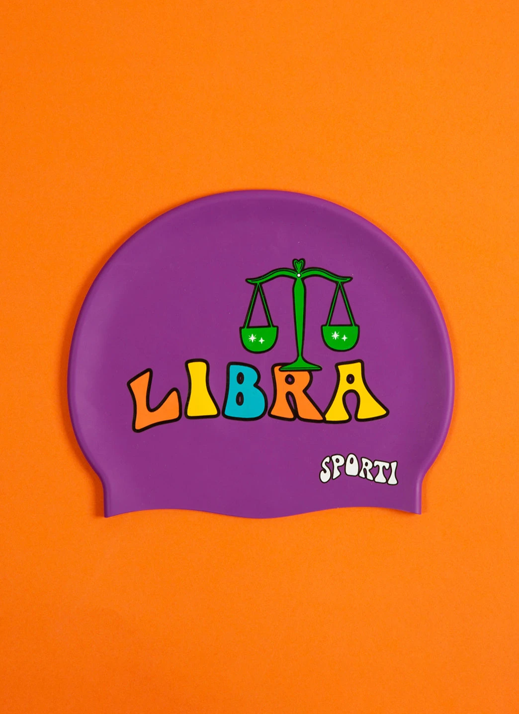 Sporti Groovy Zodiac Libra Silicone Swim Cap 8 Sporti Groovy Zodiac Libra Silicone Swim Cap - Image 6